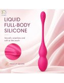 Female Personal Massager Women Portable Handheld Waterproof Device with DC Charging Port, App Control and One Touch Control