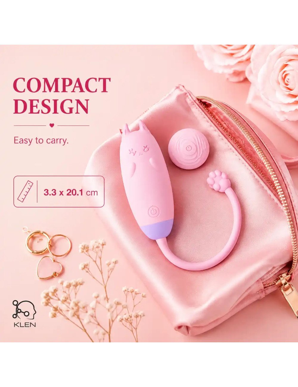 Body Massager Machine for Women with 10 Vibration Modes Personal Rechargeable Handheld Pain Relief Device with App controlling
