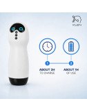 KLEN Personal Massager For Men with Suction Vibration Handheld Stress Relief Rechargeable Variable Frequency and Voice Device
