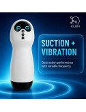 KLEN Personal Massager For Men with Suction Vibration Handheld Stress Relief Rechargeable Variable Frequency and Voice Device