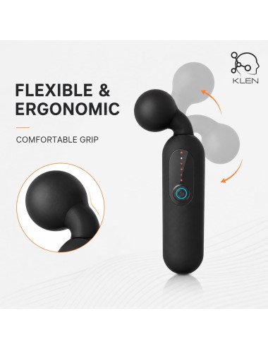 Rechargeable Handheld Body Massager for Women with 12 Vibration Modes, Waterproof Design for Stress Relief And Relaxation