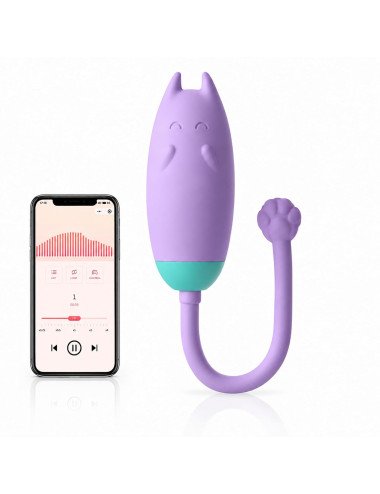 Women Body Relaxation Massager, Remote Control & App Operated, 10 Speed Modes, USB Rechargeable Portable Massage Machine