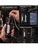 Klen Massage Vibration Machine For Men TPE Design Combines Ten Frequency Settings, Four-Language Support, & Comfort Handling