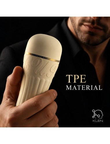 Personal Massager for Men Compact Portable Sleeve with Twist-to-Adjust Manual Operation, Compact Storage with Yellow Housing