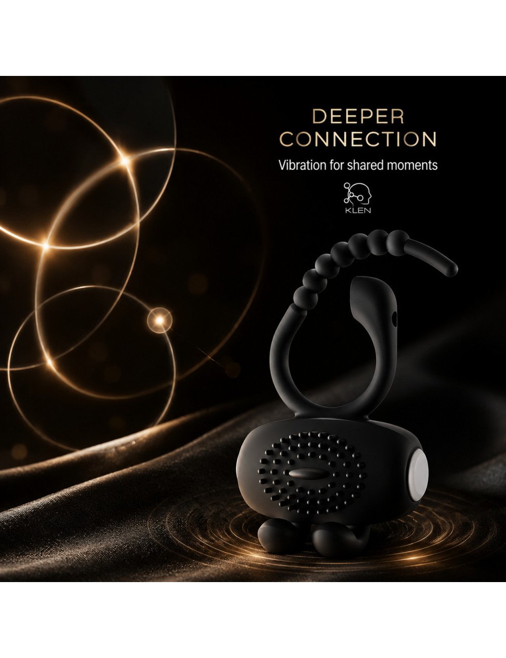 KLEN Personal Massager For Men Compact Ring Design Portable Handheld Waterproof Massage For Comfort Use Everyday At Home