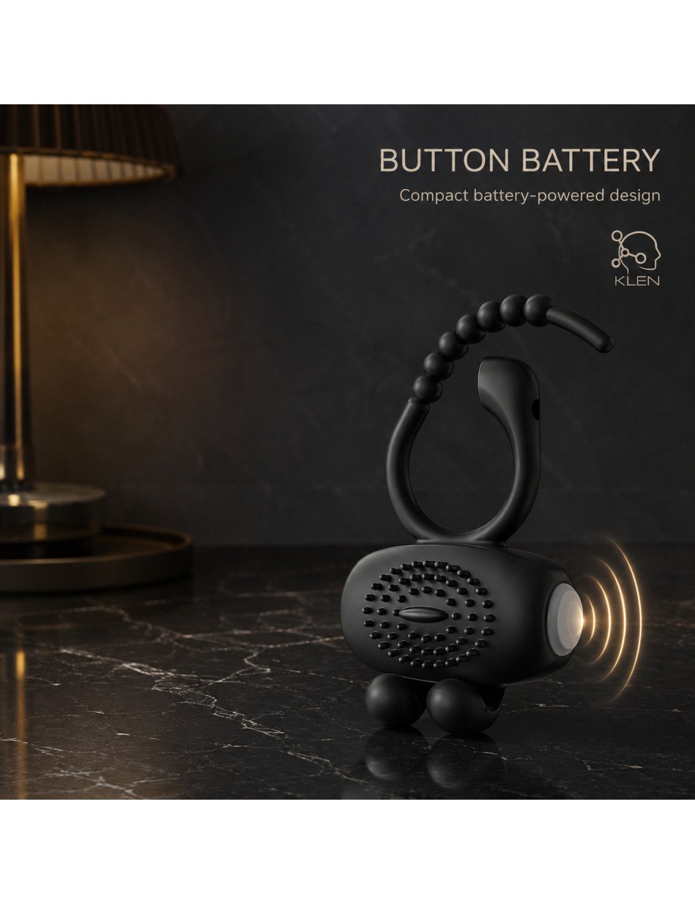 KLEN Personal Massager For Men Compact Ring Design Portable Handheld Waterproof Massage For Comfort Use Everyday At Home