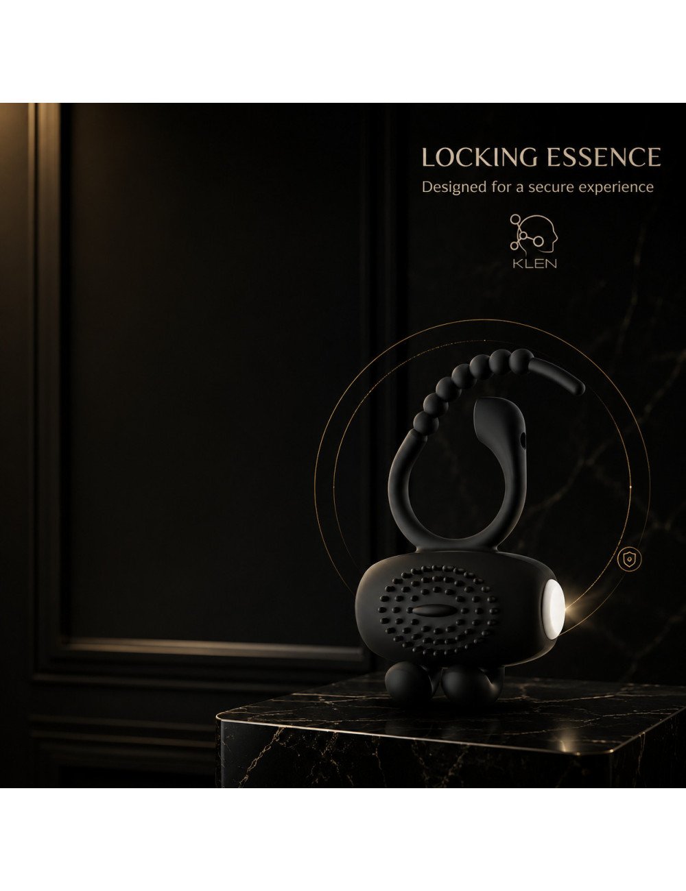KLEN Personal Massager For Men Compact Ring Design Portable Handheld Waterproof Massage For Comfort Use Everyday At Home