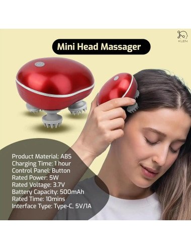 Hair Scalp Massager for Hair Growth for Head & Body Relaxation, Stress Relief with 3 Modes and USB Recharging