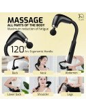 KLEN Deep Tissue Handheld Body Massager Machine with Extended Handle For Full Body Pain Relief, Neck, Shoulder, Back