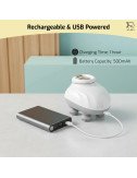 Mini Scalp and Head massager, Rechargeable USB Type-C Charging, Body & Hair Care Massager.