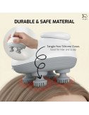 Mini Scalp and Head massager, Rechargeable USB Type-C Charging, Body & Hair Care Massager.