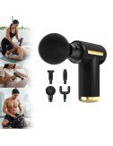 Mini Gun Massager With Digital Display Rechargeable Massage Gun For Neck, Shoulder, Full Body Pain Relief & Travel Use