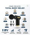 Mini Gun Massager With Digital Display Rechargeable Massage Gun For Neck, Shoulder, Full Body Pain Relief & Travel Use