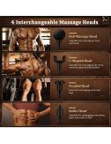 KLEN Rechargeable Handheld  Body Massager Machine Gun- Cordless Design with Adjustable Speeds for Neck, Shoulders & Legs