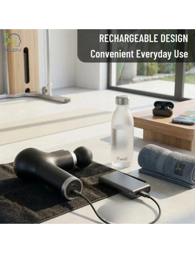 Electric Deep Tissue Portable Massage Gun with Multiple Heads for Muscle Relaxation & Full Body Use – Ideal Gift for Men & Women