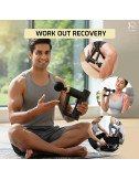 Tissue Massage Gun for Full-Body Pain Relief with 4 Interchangeable Heads with Rechargeable USB Charging