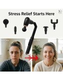 KLEN Percussion Massager for the Neck Deep Tissue Pain Relief – Cordless, Quiet Body, Shoulders, Back, Arms, Legs & Feet (Black)