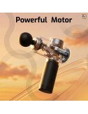 KLEN Rechargeable Massage Gun for Full Body Use – Body Massager for Back, Legs & Shoulders with 4 Interchangeable Massage Heads