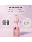 Handle Personal Massager for Women Electric Rechargeable Cordless Waterproof Handheld Body Massager for Relaxation