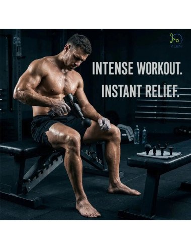 Massage Gun for Pain Relief Portable Rechargeable Deep Tissue Complete Body Massager Machine for Men & Women.