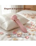 Women Body Relaxation Massager – Double-Head Vibration, 10 Speed Modes, USB Rechargeable Portable Massager