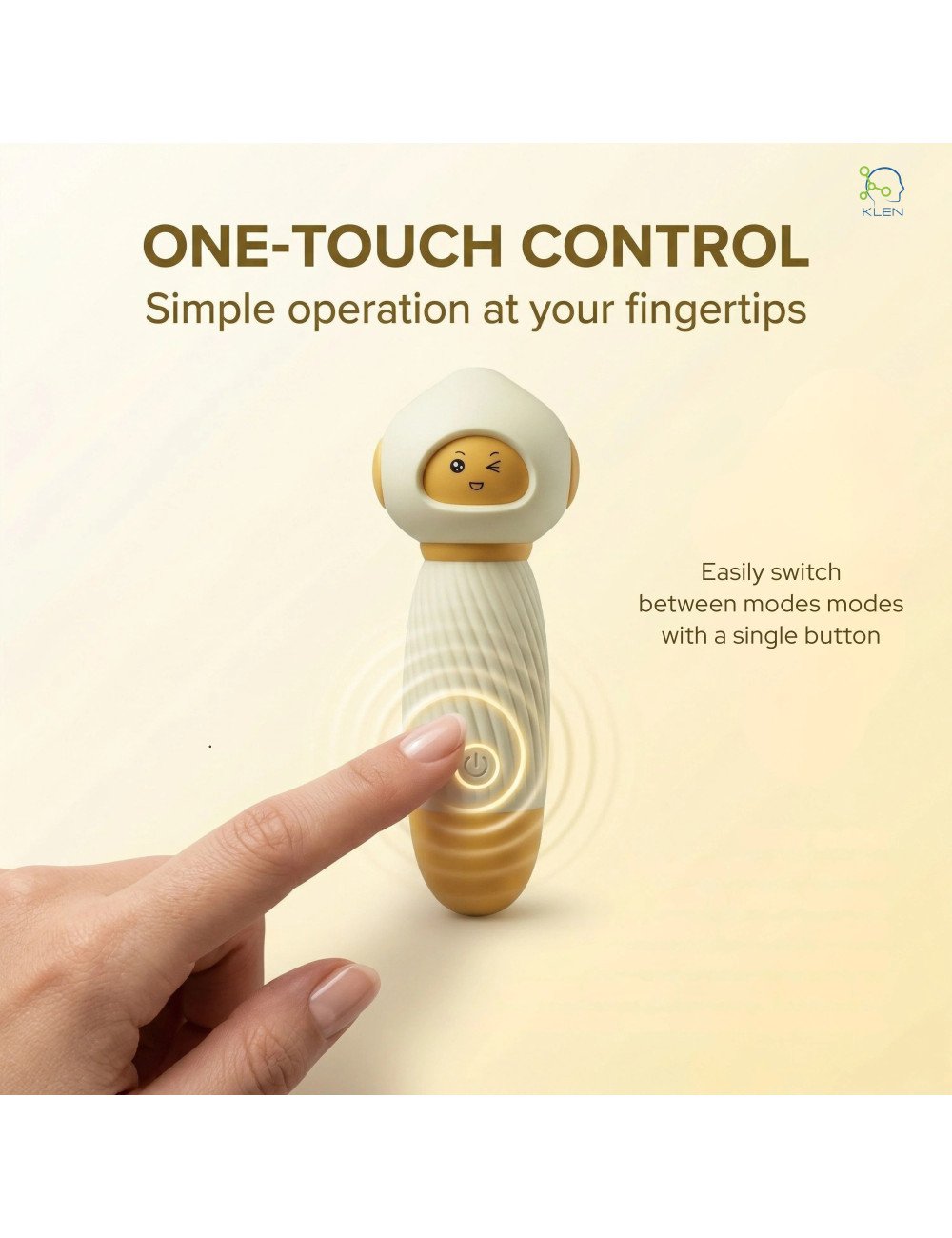 Handle Personal Massager for Women Handheld Rechargeable Waterproof Cordless Handheld Vibrating Massager For Self Relaxation