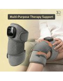Electric Knee Massager with Heat & Vibration Cordless Rechargeable Knee Support Machine for Joint Comfort, Muscle Relaxation
