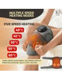 Electric Knee Massager with Heat & Vibration Cordless Rechargeable Knee Support Machine for Joint Comfort, Muscle Relaxation