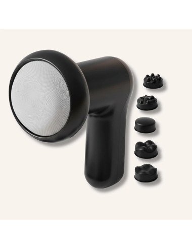 Rechargeable Mini Handheld Massager- Cordless Electric Design with Adjustable Speeds for Back, Neck, Shoulders & Legs