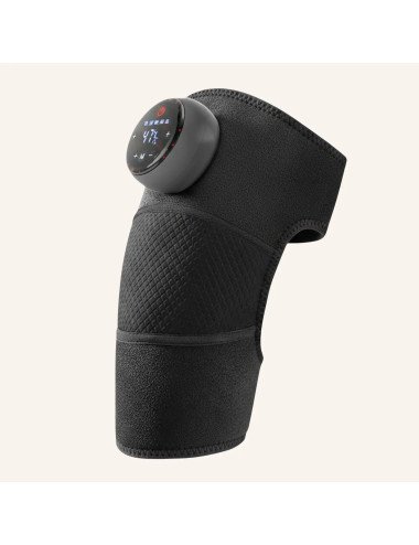 Heated Knee Massager with Vibration Therapy | Cordless Rechargeable Wrap for Joint and Muscle Pain Relief.