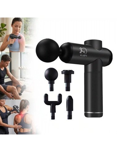 Rechargeable Full Body Massage Machine Gun- Cordless Electric Design with Adjustable Speeds for Neck & Shoulders