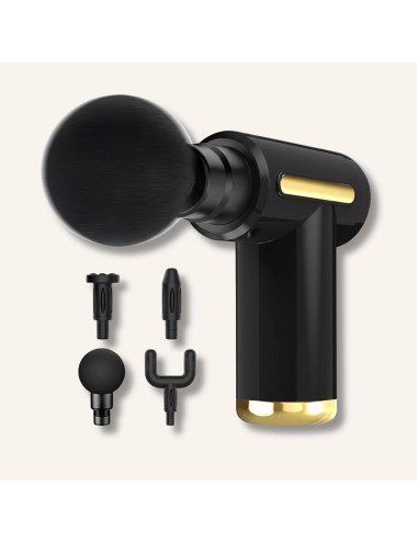 Mini Gun Massager With Digital Display Rechargeable Massage Gun For Neck, Shoulder, Full Body Pain Relief & Travel Use