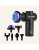 Deep Tissue Massage Gun with Dual Hot & Cold Therapy Heads Handheld Portable Massager For Neck, Back, Shoulders