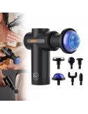 Deep Tissue Massage Gun with Dual Hot & Cold Therapy Heads Handheld Portable Massager For Neck, Back, Shoulders