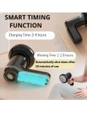 Rechargeable Mini Handheld Massager- Cordless Electric Design with Adjustable Speeds for Back, Neck, Shoulders & Legs