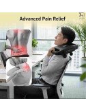 Rechargeable Full Body Massager for Pain Relief with 4 Massage Heads | Percussion Massager for Back, Neck & Shoulders