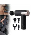 Gun Massager Cold Compression Rechargeable Deep Tissue Percussion Massage for Pain Relief of Full Body Muscles