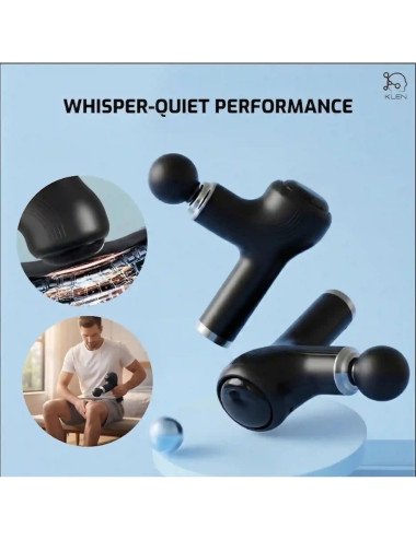 Electric Deep Tissue Portable Massage Gun with Multiple Heads for Muscle Relaxation & Full Body Use – Ideal Gift for Men & Women