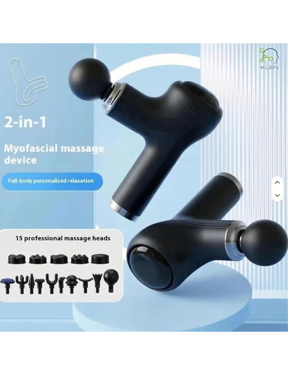 Electric Deep Tissue Portable Massage Gun with Multiple Heads for Muscle Relaxation & Full Body Use – Ideal Gift for Men & Women