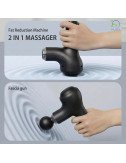 Electric Deep Tissue Portable Massage Gun with Multiple Heads for Muscle Relaxation & Full Body Use – Ideal Gift for Men & Women