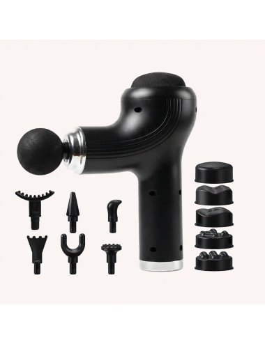 Electric Deep Tissue Portable Massage Gun with Multiple Heads for Muscle Relaxation & Full Body Use – Ideal Gift for Men & Women