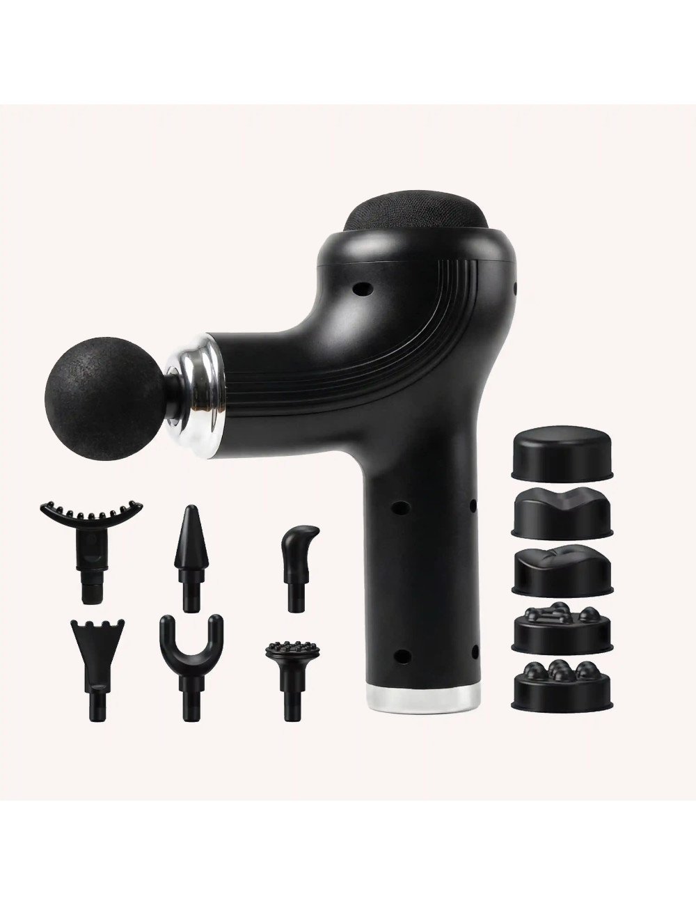 Electric Deep Tissue Portable Massage Gun with Multiple Heads for Muscle Relaxation & Full Body Use – Ideal Gift for Men & Women