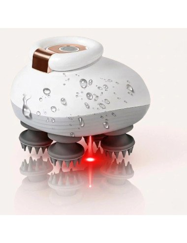 Mini Scalp and Head massager, Rechargeable USB Type-C Charging, Body & Hair Care Massager.