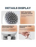 Mini Scalp and Head massager, Rechargeable USB Type-C Charging, Body & Hair Care Massager.