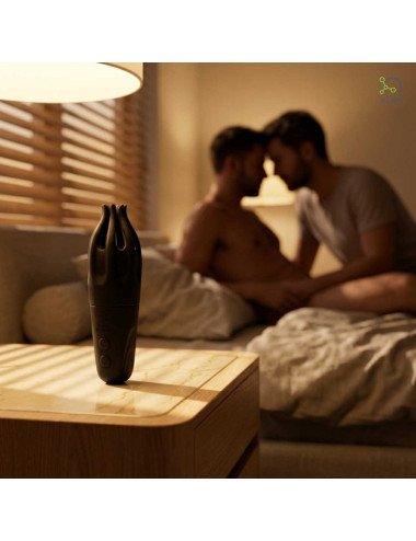 Male Personal Massager Rechargeable Multi Mode Vibrating Adult Toy for Men Silicone Flexible Head Waterproof USB Charging Device