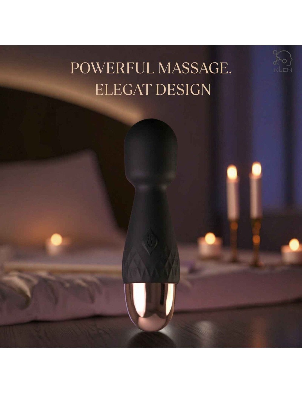 Portable Personal Massager for Women – 10-Mode  Rechargeable Body Massager with USB Charging, Silicone & ABS Compact Design
