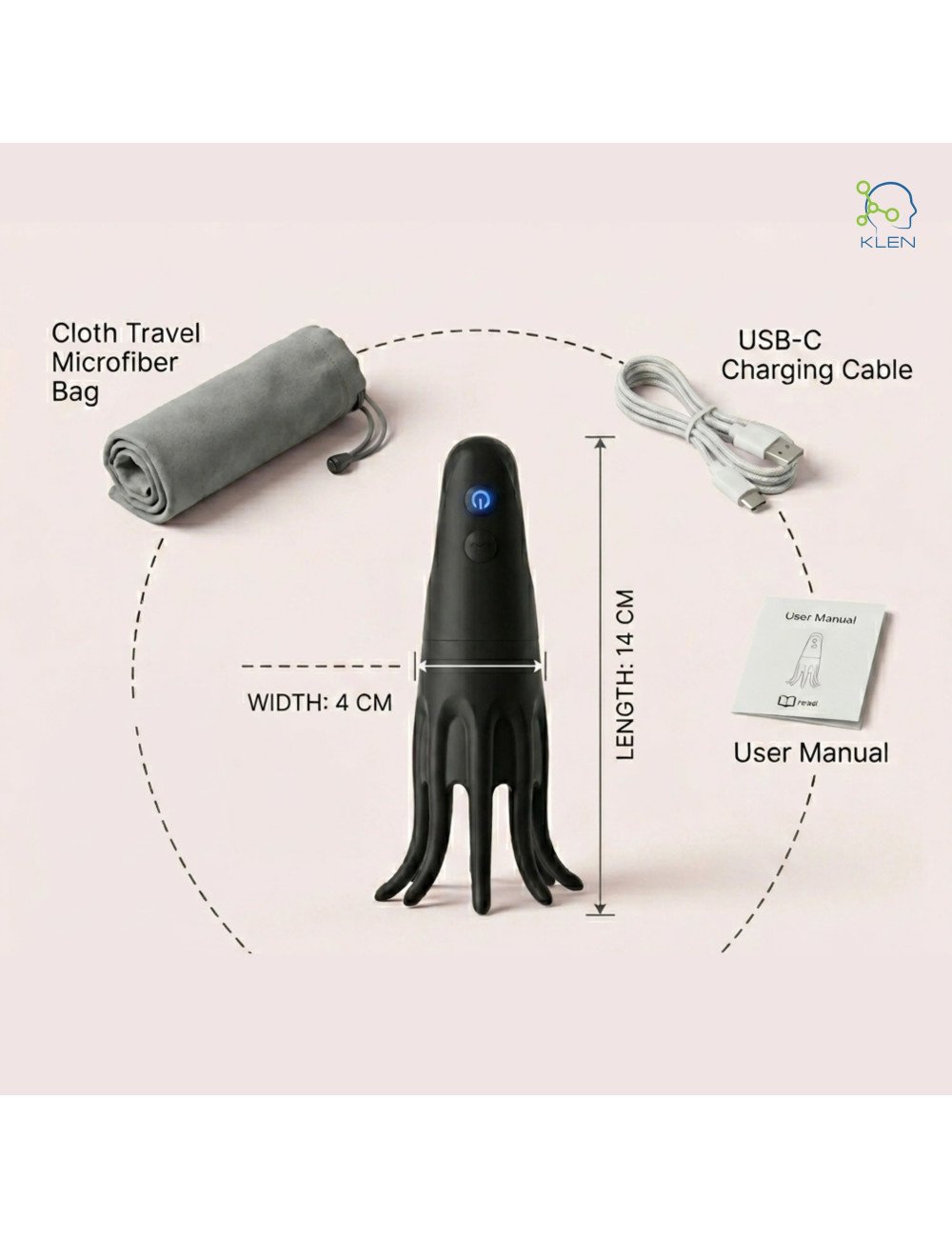 Male Personal Massager Rechargeable Multi Mode Vibrating Adult Toy for Men Silicone Flexible Head Waterproof USB Charging Device