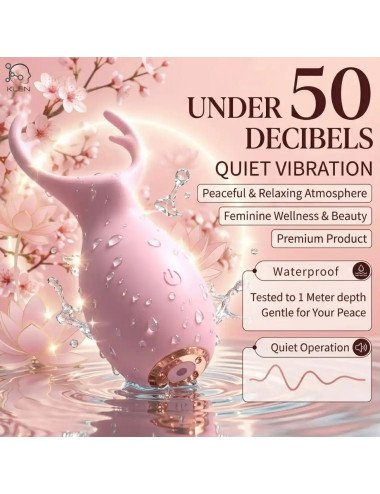 LADIES PERSONAL MASSAGER – WIRELESS PORTABLE WOMEN MASSAGER WITH 10 VIBRATION MODES, VIBRATORY STRESS RELIEF  DEVICE.