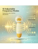 Handle Personal Massager for Women Handheld Rechargeable Waterproof Cordless Handheld Vibrating Massager For Self Relaxation