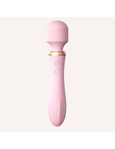 Women Body Relaxation Massager – Double-Head Vibration, 10 Speed Modes, USB Rechargeable Portable Massager